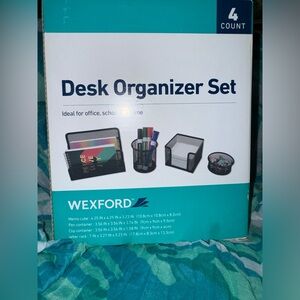 Desk Organizer 4 Peice Set!